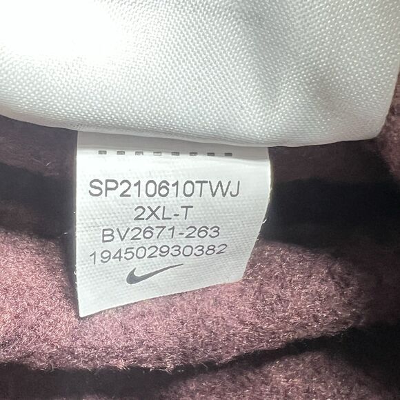 Nike Sportswear Club Fleece Joggers Sweatpants Mens Size 2XL Maroon Pockets - Picture 9 of 10